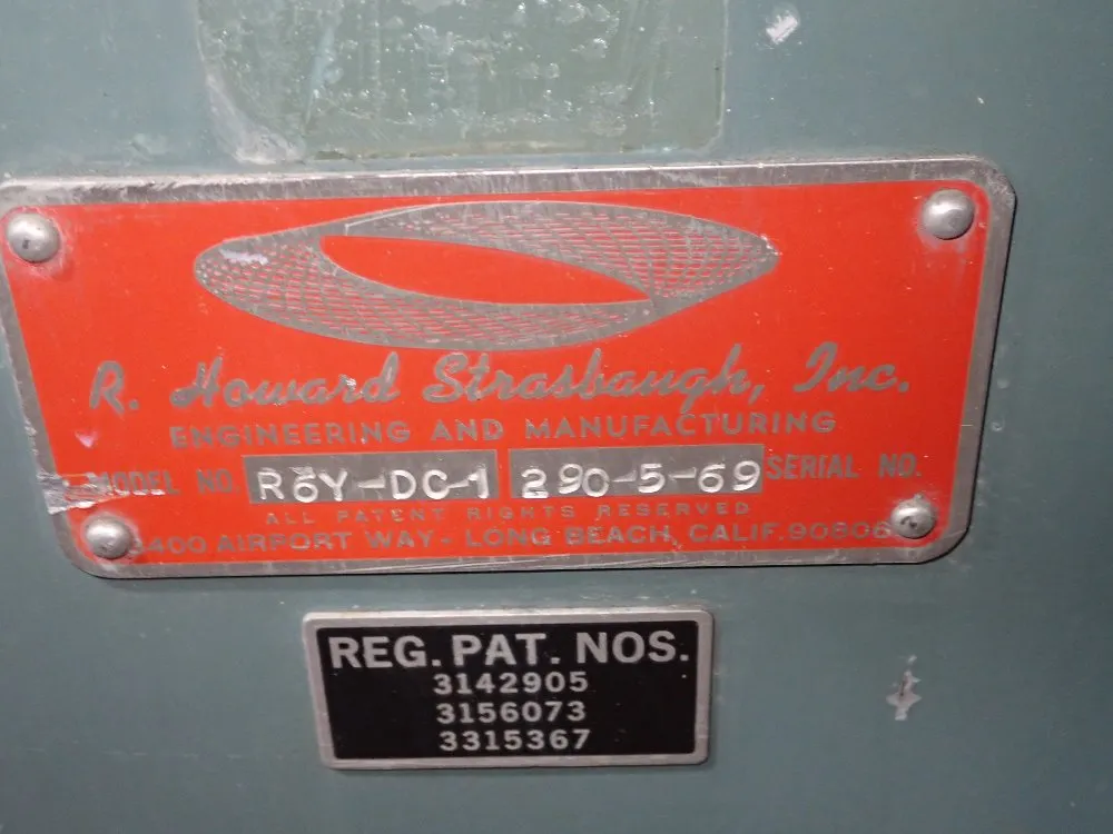 R. Howard Strasbaugh Inc 17 1/2" X 17 1/2" X 7 1/2" Id Polisher - R6y-dc-1