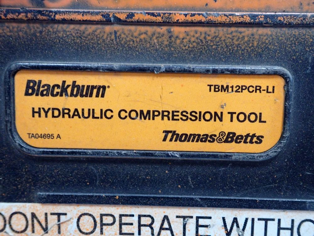 Blackburn Hydraulic Compression Tool - Tbm12pcr-li