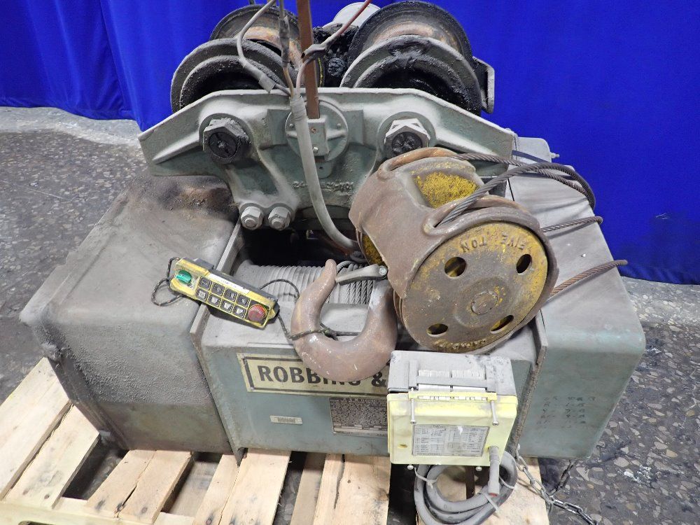 Robbins & Myers 5 Tons Electric Cable Hoist