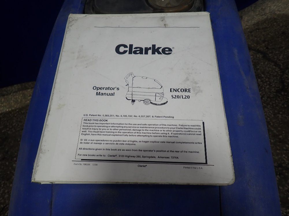 Clarke Floor Sweeper - Encore 520/l20