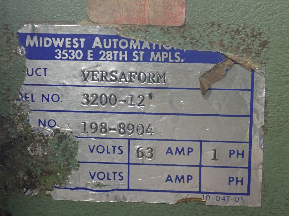 Midwest Automation Versa Form Post Former
