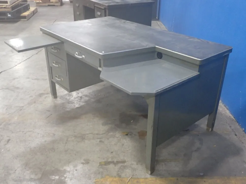 The General Fireproofing Co. 4 Drawers Steel Work Desk