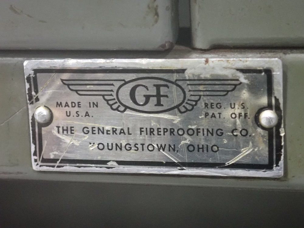 The General Fireproofing Co. 4 Drawers Steel Work Desk