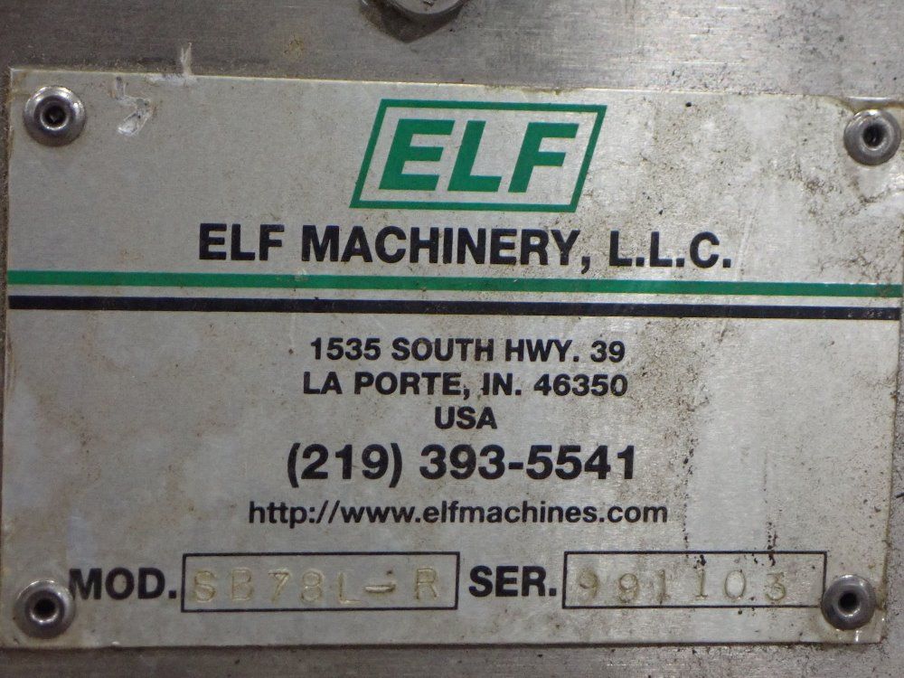 Elf Machinery Llc 1"x20" Belt Conveyor - Sb78l-p