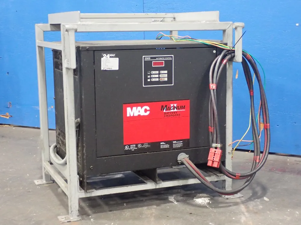 Mac 24 V/576-650 Ah Industrial Battery Charger - J12130-t-m