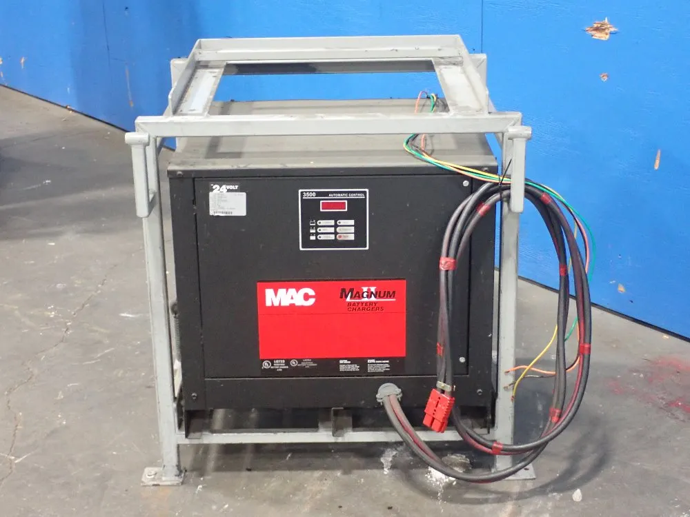 Mac 24 V/576-650 Ah Industrial Battery Charger - J12130-t-m