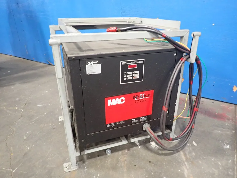 Mac 24 V/576-650 Ah Industrial Battery Charger - J12130-t-m