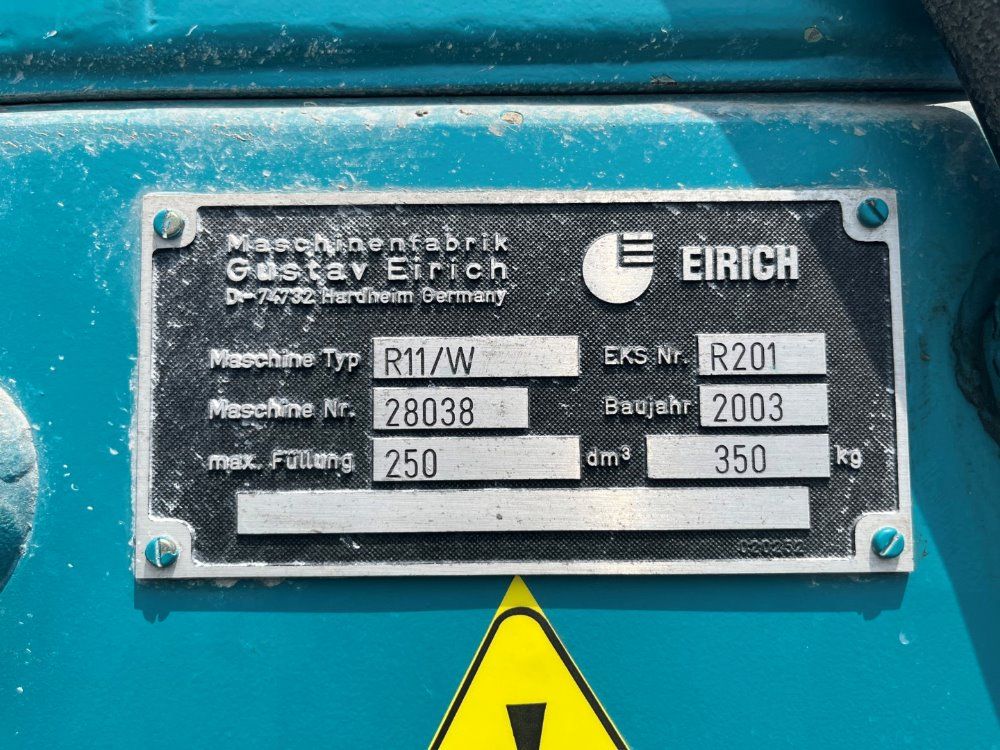 Eirich Intensive Action Mixer