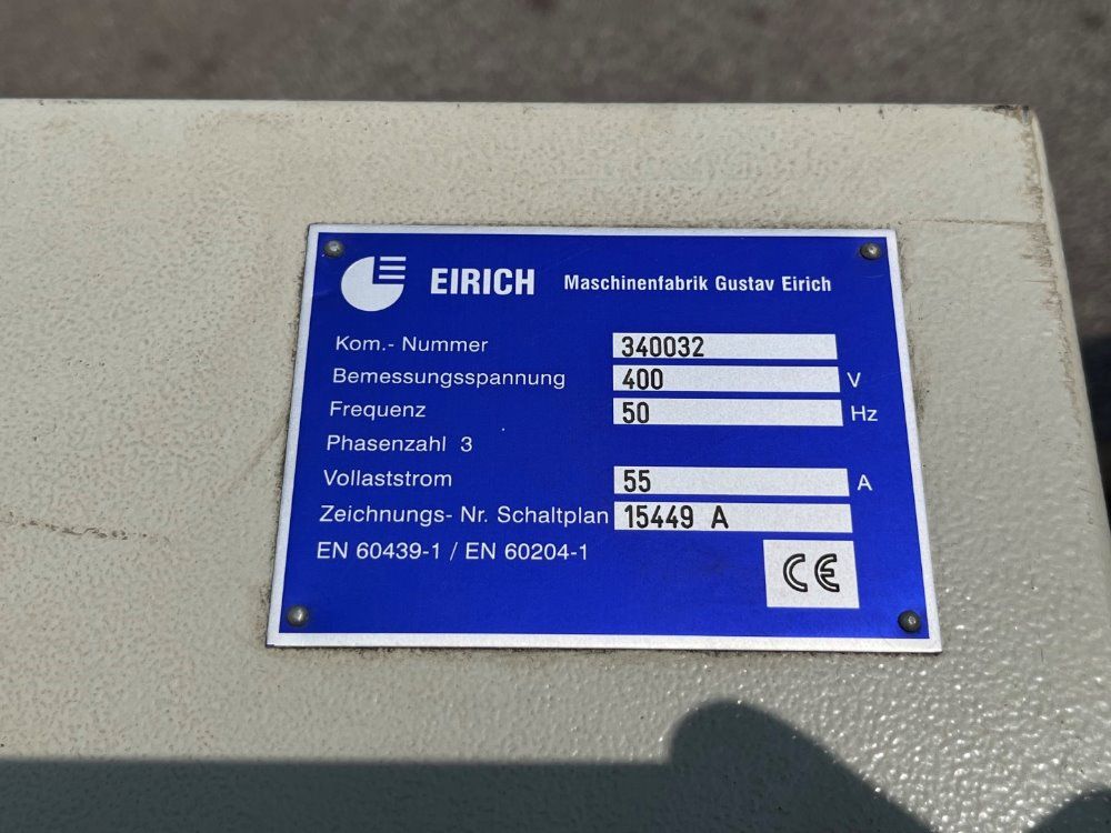 Eirich Intensive Action Mixer
