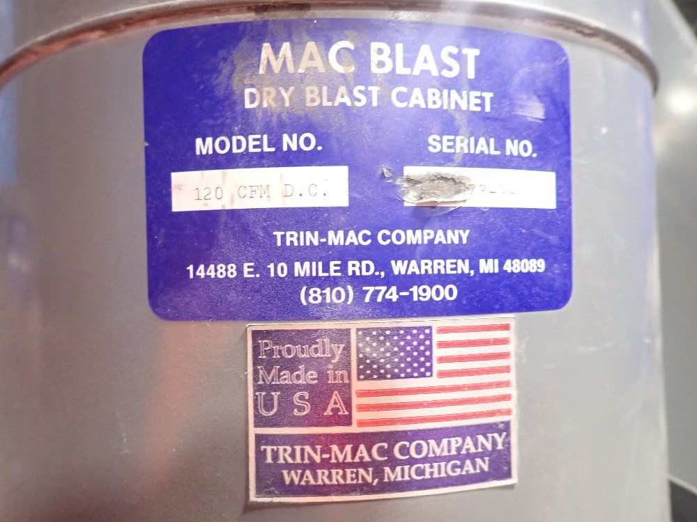 Mac Blast Blast Cabinet