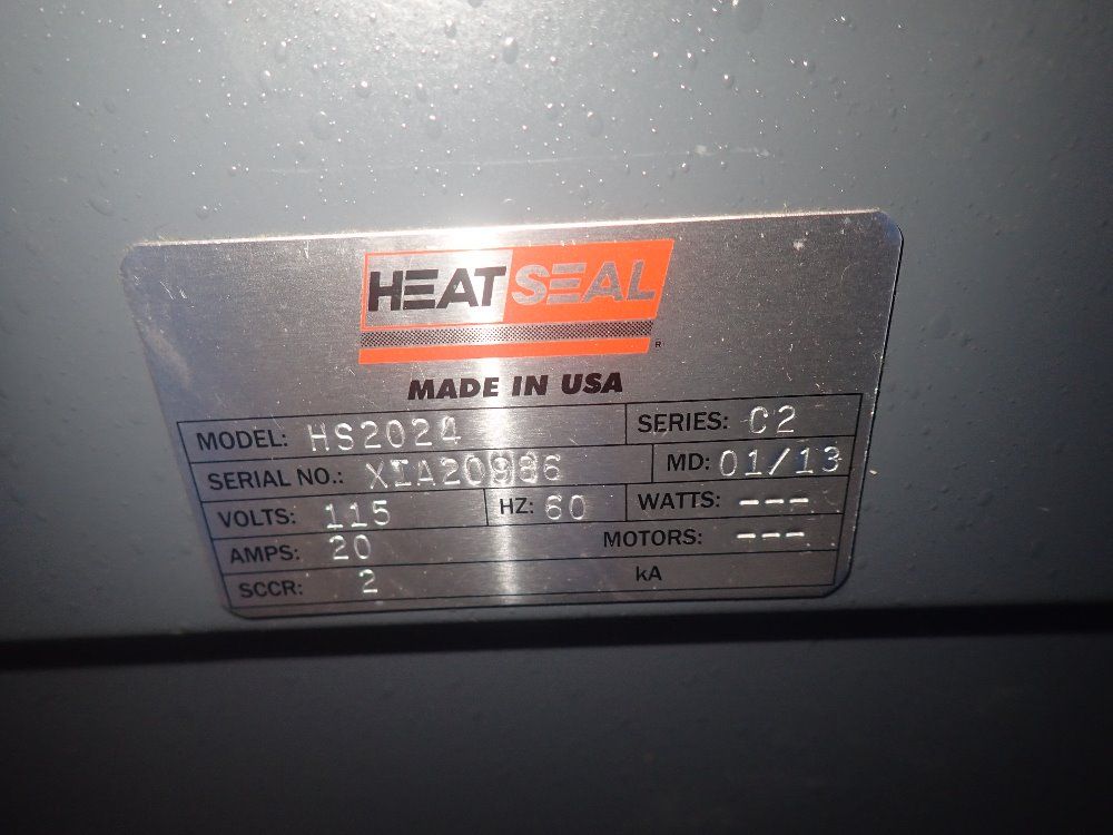 Heat Seal 21" X 24" L Bar Sealer - Rs-3