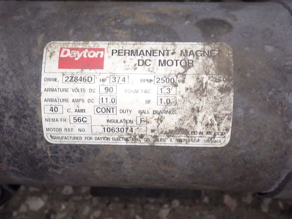 Dayton 3/4 Hp Dc Motor