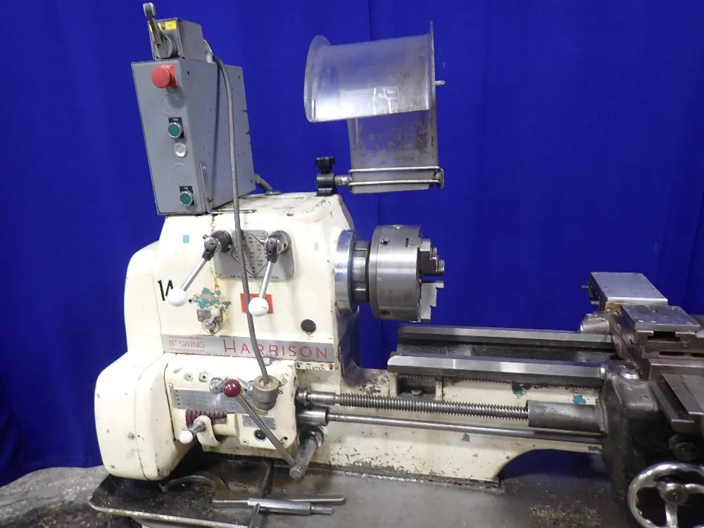 Harrison 14" X 32" Gap Bed Lathe - 13h-hp