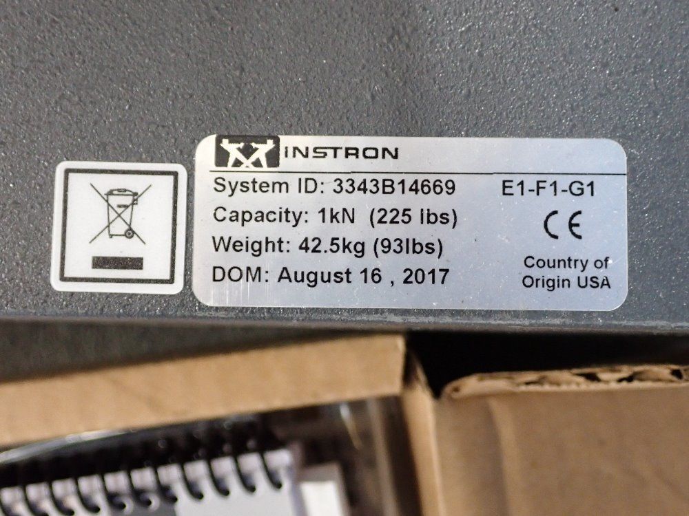 Instron Automated Testing Machine - 3343