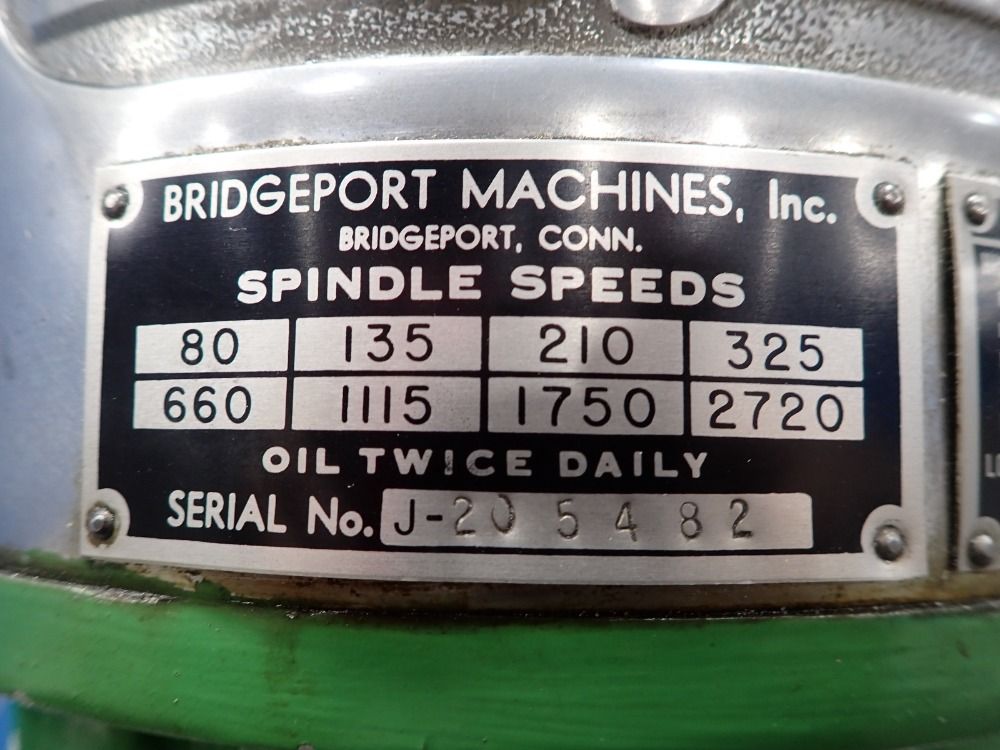 Bridgeport Vertical Mill