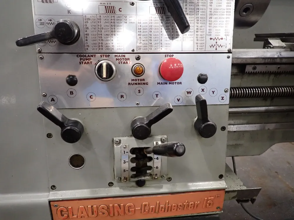 Clausing Colchester 13" X 54: Lathe - 13