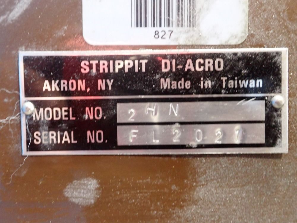 Strippit Di-acro Notcher - 2hn