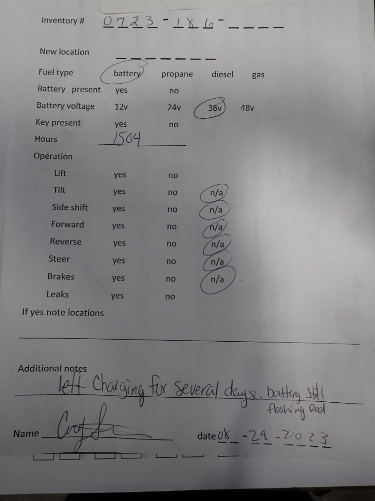 Raymond Electric Forklift - 211-ra30tt