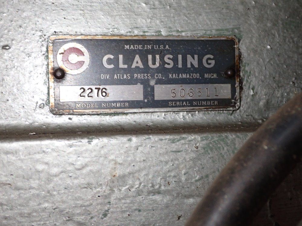 Clausing 10" Throat Drill Press - 2276