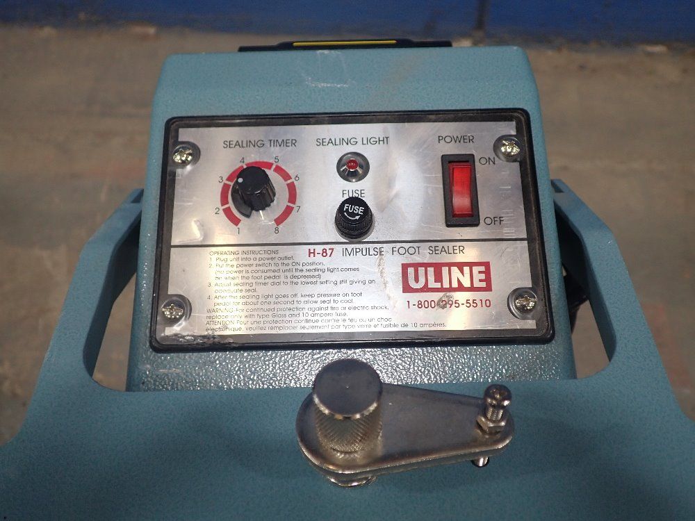 Uline 12" Impulse Foot Sealer - H-87
