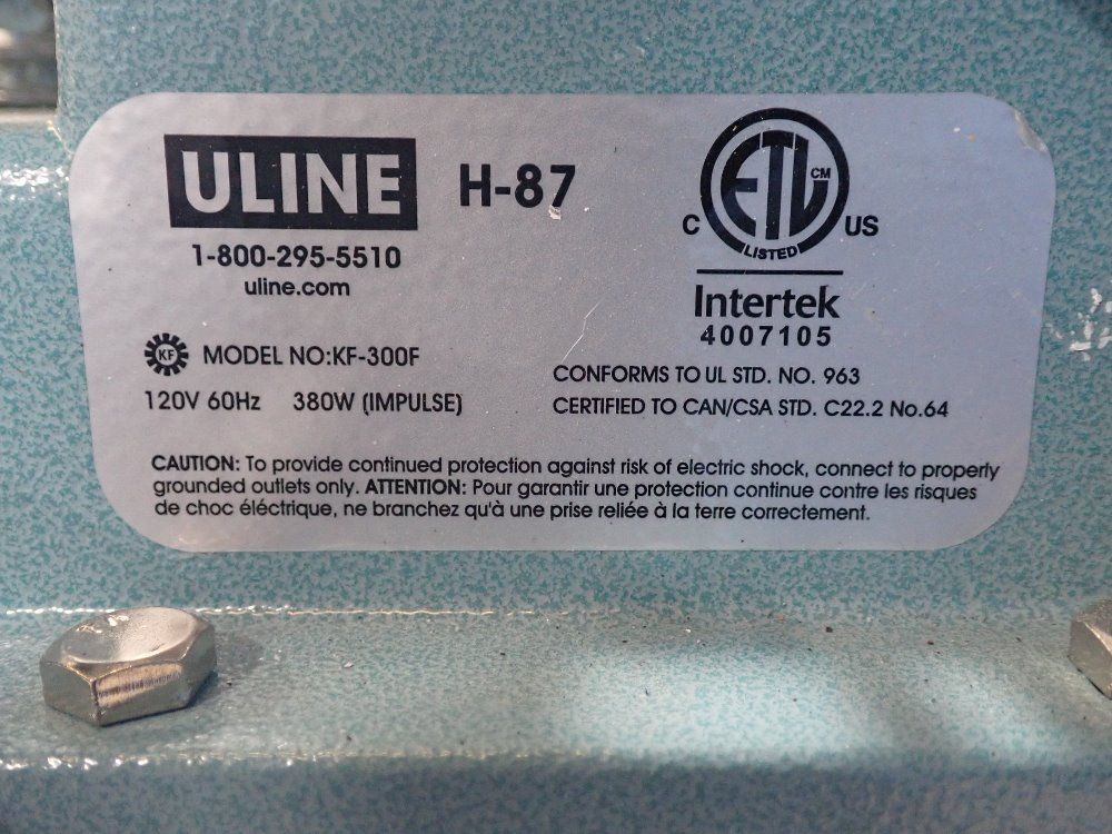 Uline 12" Impulse Foot Sealer - H-87