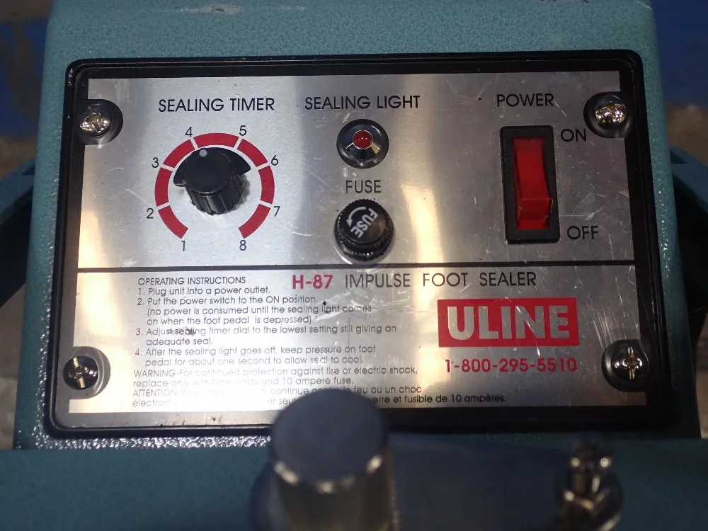 Uline 12" Impulse Foot Sealer - H-87