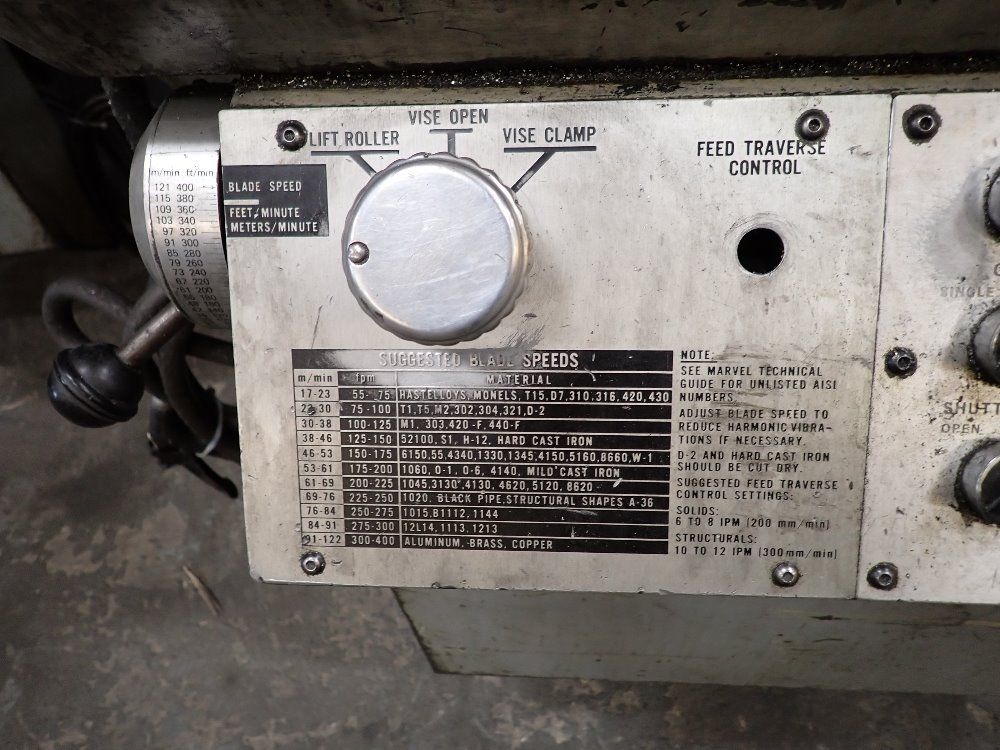 Marvel 18" Vertical Bandsaw - 81a