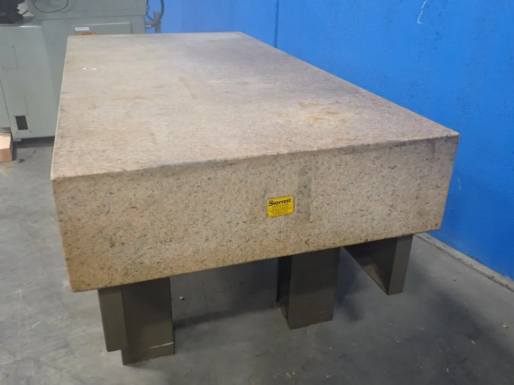 Starrett 72"x36"x10.5" Granite Surface Plate W/stand - Master Pink