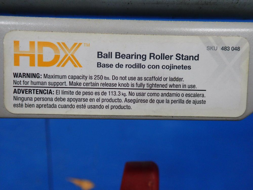 Hdx 250# Ball Bearing Roller Stand - 483048