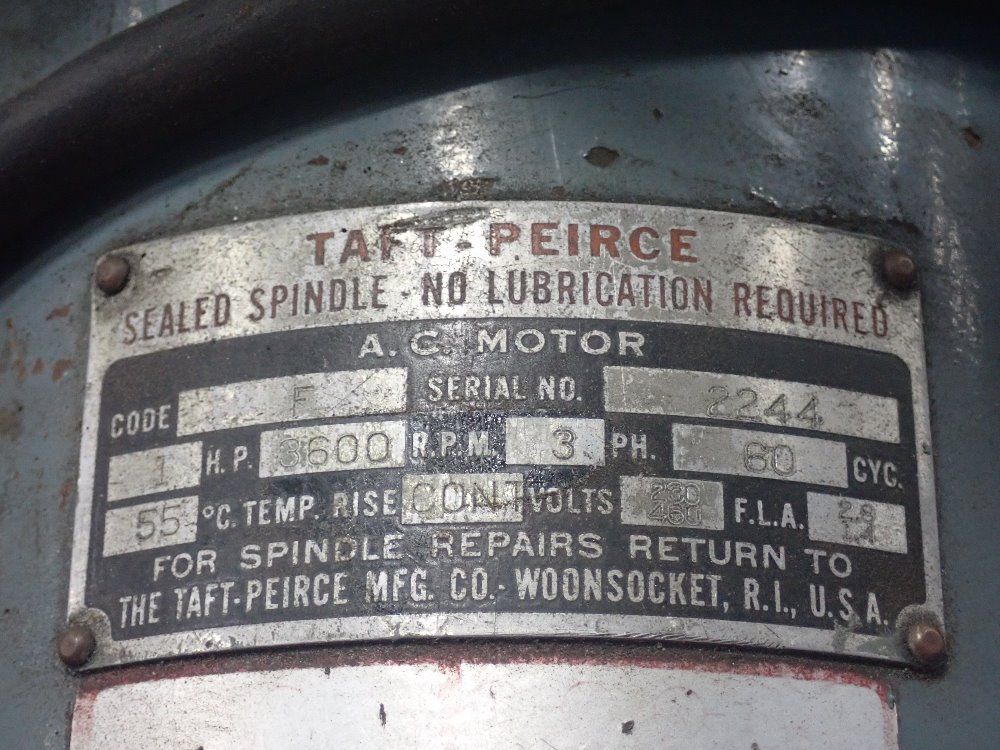 The Taft-pierce Mfg. Co. 6"x18" Surface Grinder