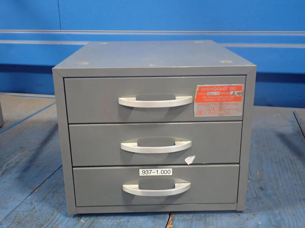 Perfekt Precision Mfg. .937-1.000 Ekonogage Plug Gage Set