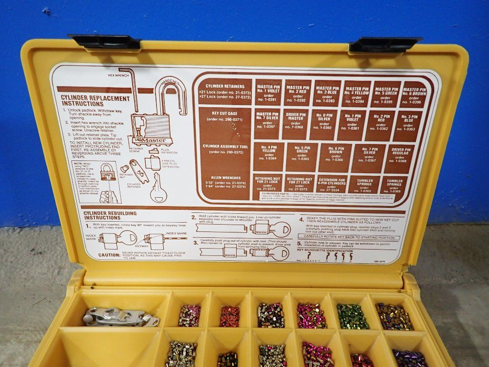 Masterlock Rekeyable Padlock Service Kit - 290