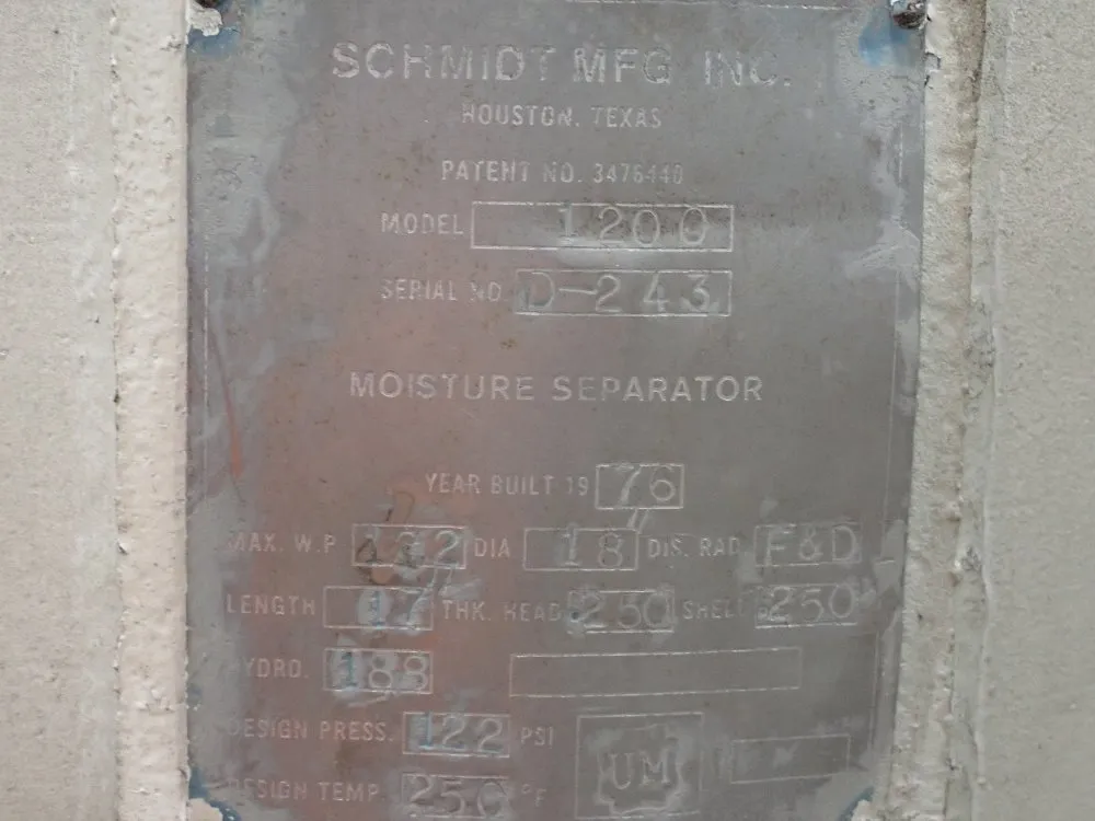 Schmidt Sand Blast Tank - 1200