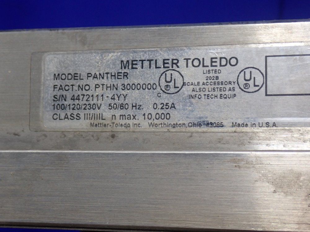 Mettler Toldedo 10,000 Lbs Scale - Panther