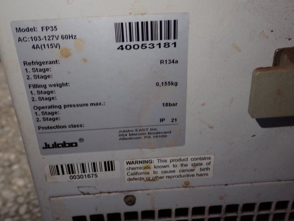 Julabo Refrigerated/heating Circulator - Fp35