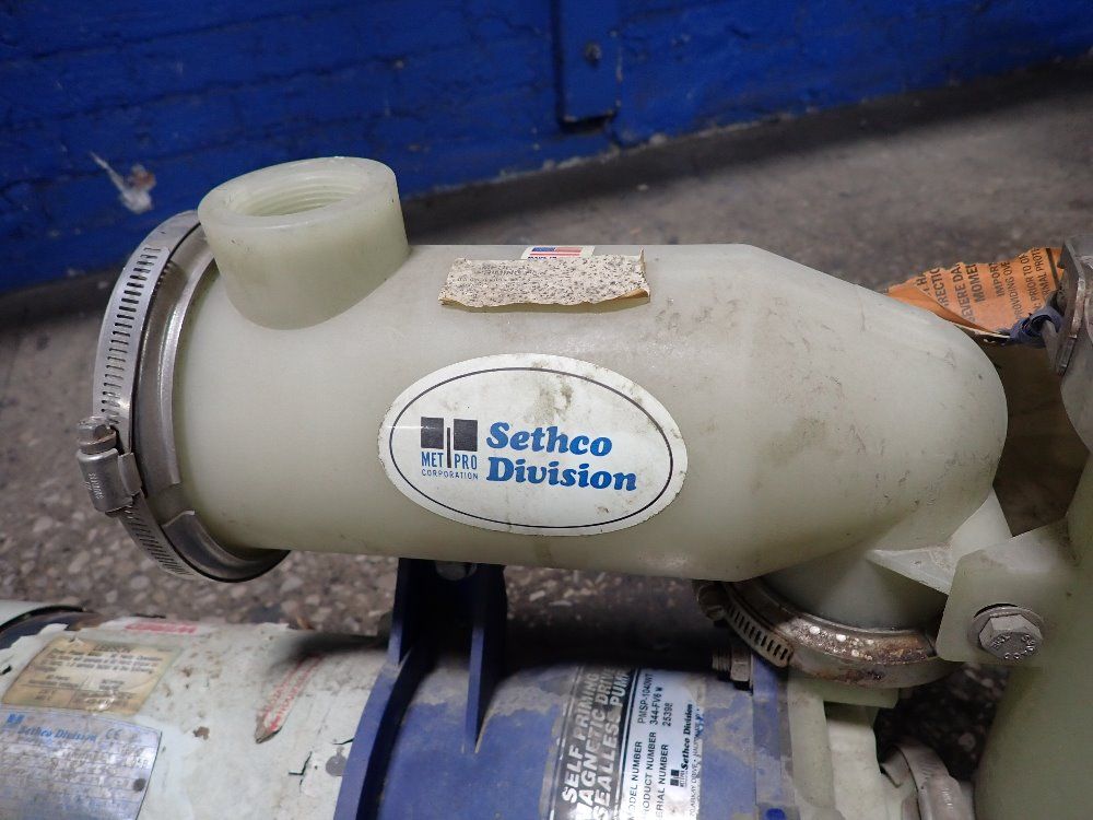 Sethco 1 Hp Sealless Pump - Pmsp-1040wt