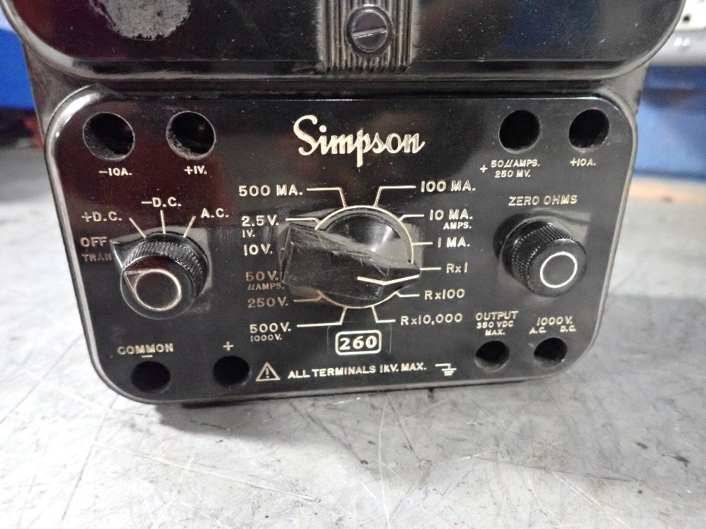 Simpson Electric Analog Multimeter - 260