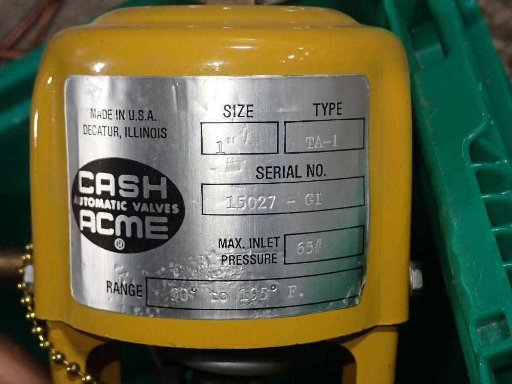 Cash Acme Automatic Valve - Ea-1