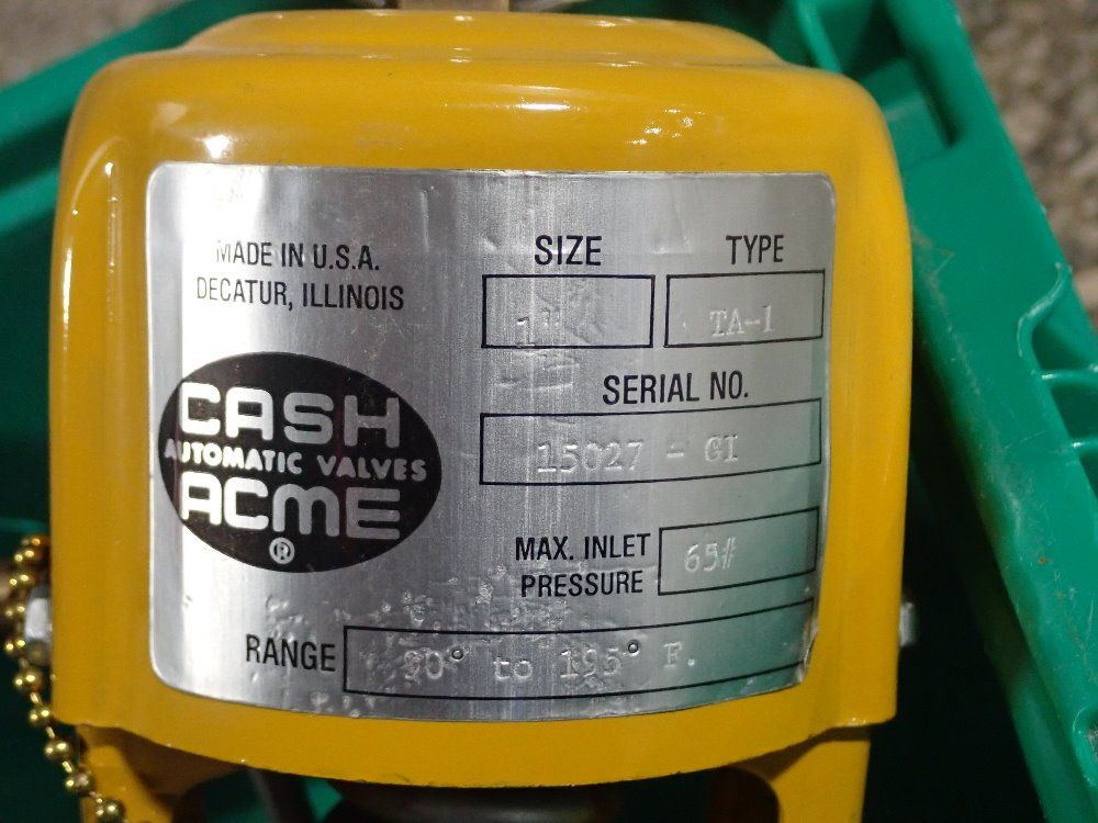Cash Acme Automatic Valve - Ea-1