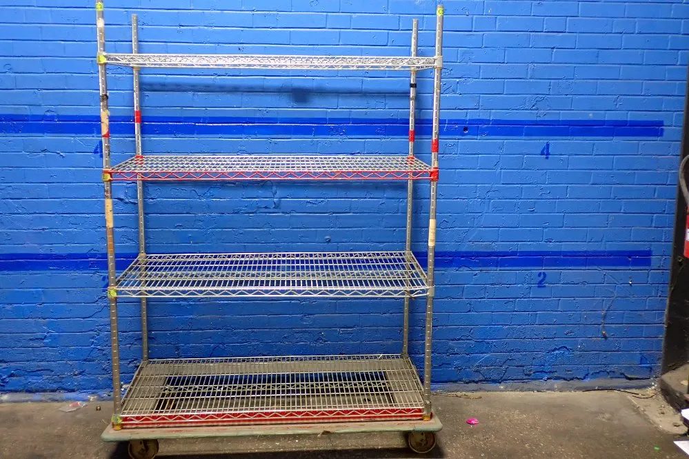 4 Shelves Portable Wire Rack