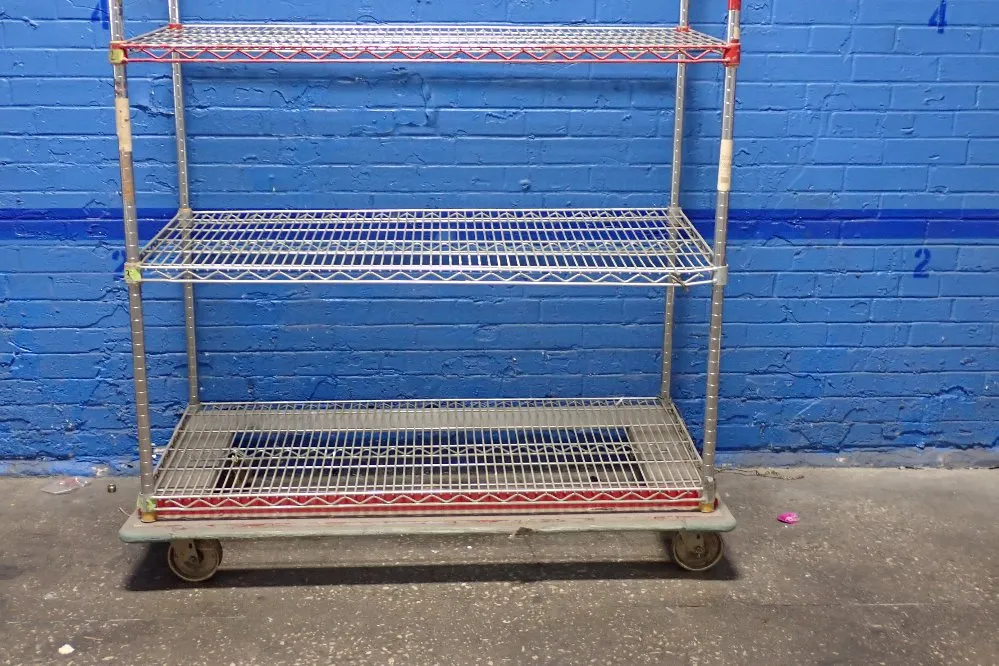 4 Shelves Portable Wire Rack
