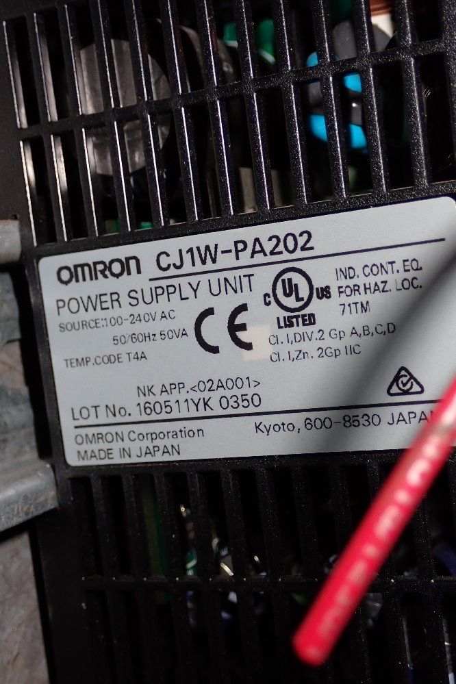 Omron 50va Programmable Controller / Plc - Cjwpa202