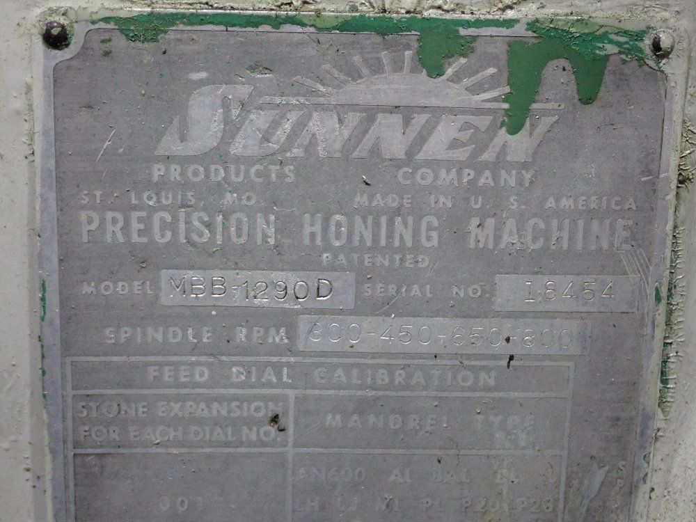 Sunnen Honing Machine