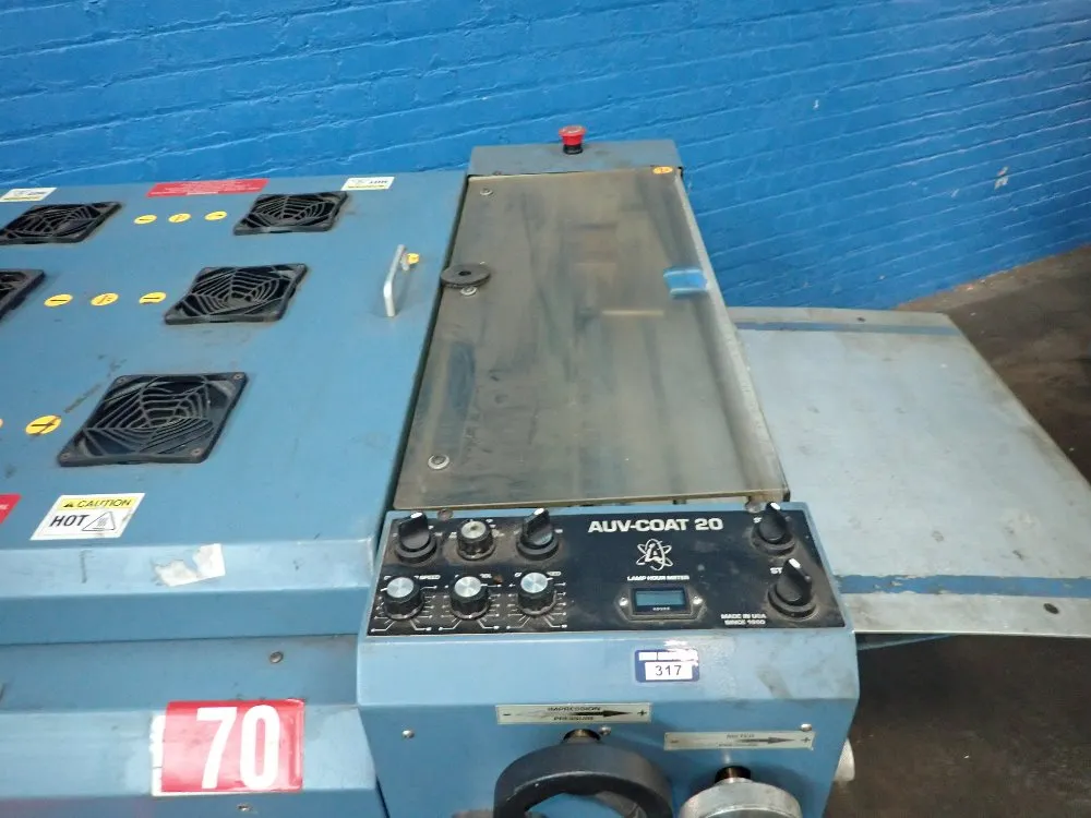 American Ultraviolet Coating Company Coating Machine - Auv-coat 20