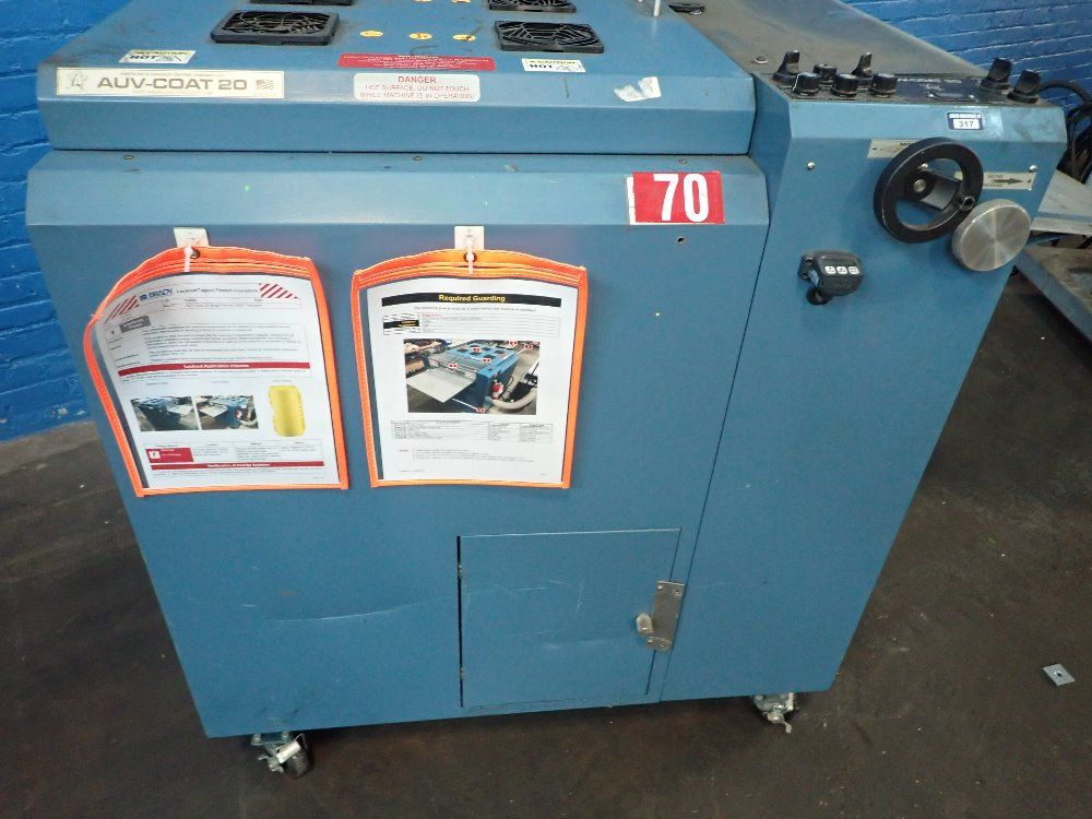 American Ultraviolet Coating Company Coating Machine - Auv-coat 20