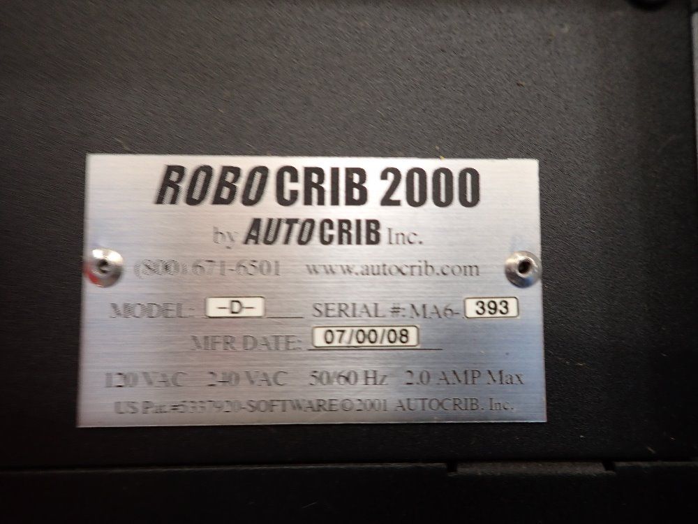 Autocrib Tool Vending Machine - Robocrib 2000 Model D
