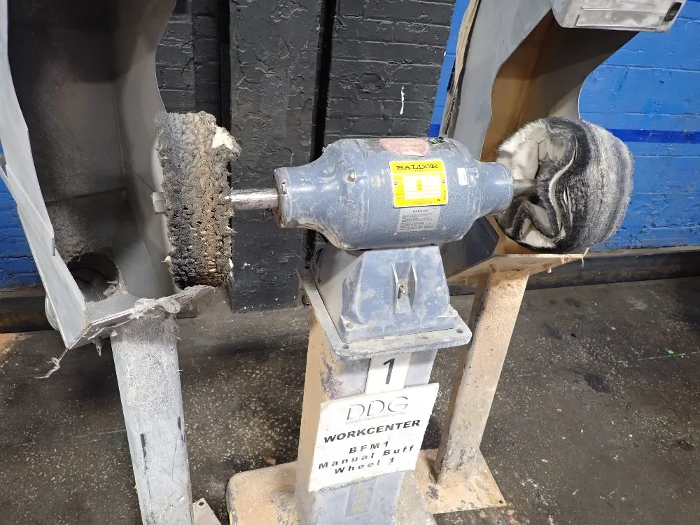 Baldor 10" Pedestal Buffer - 332b