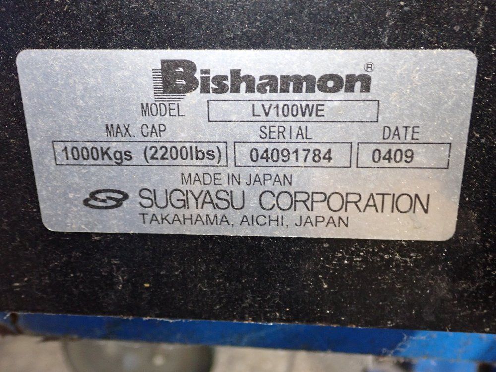 Bishmon 2200 Lbs Electric Pallet Jack - Lv100we