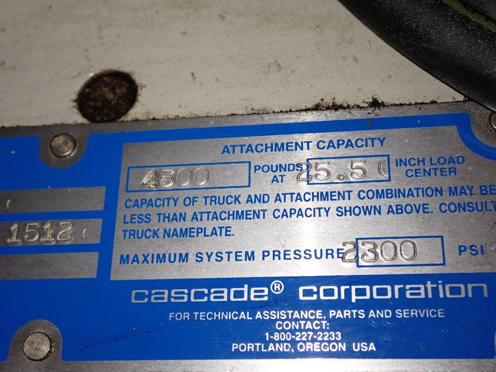 Cascades Roll Clamp Attachment