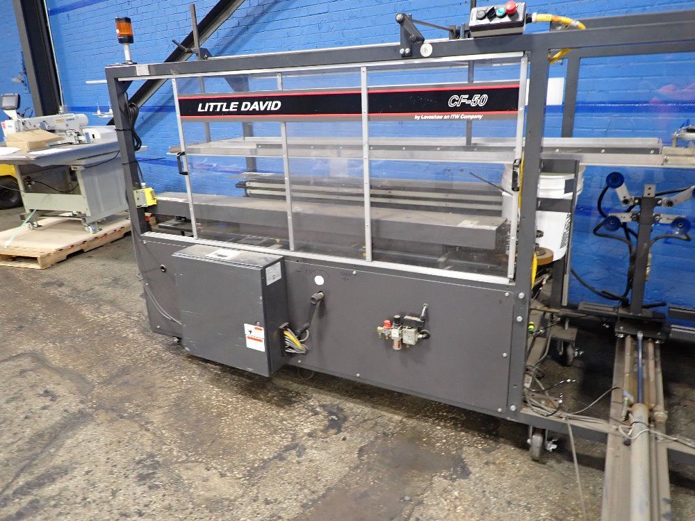 Little David 17" X 75" X 34" Id Automatic Case Erector - Cf-50